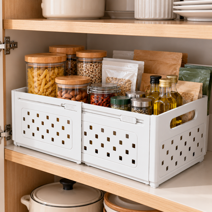 🧺 Kitchen Essential | Expandable Storage Basket | Space-Saving Design
