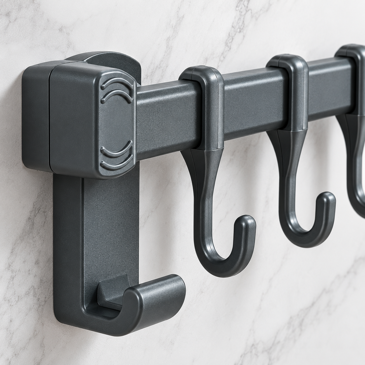 🪝 Kitchen Essential | Wall-Mounted Hook Rack | Space-Saving Storage