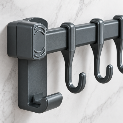 🪝 Kitchen Essential | Wall-Mounted Hook Rack | Space-Saving Storage