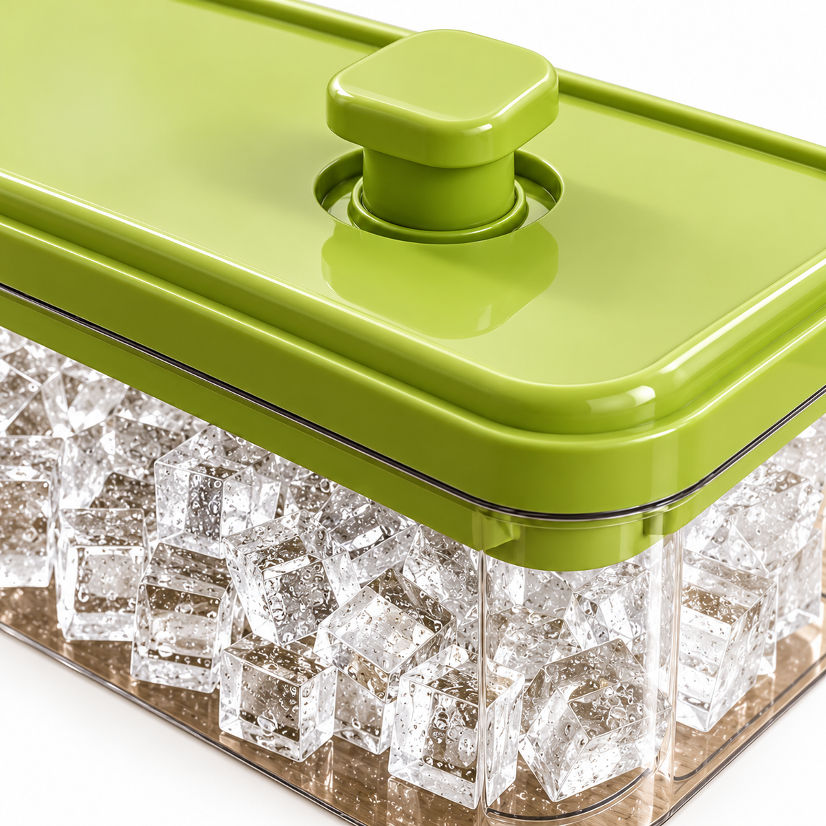🧊 Kitchen Essential | Ice Cube Maker | Everyday Drinks | Home Bar Gift | Fresh Green Design