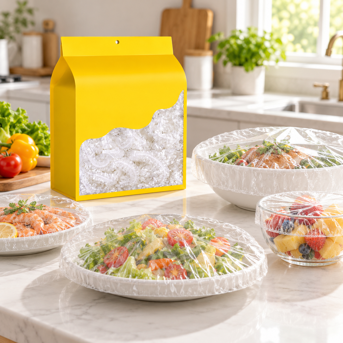 🍽️ Kitchen Essential | Disposable Food Covers | Everyday Food Storage