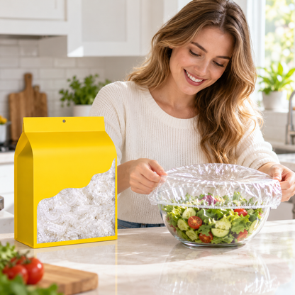 🍽️ Kitchen Essential | Disposable Food Covers | Everyday Food Storage