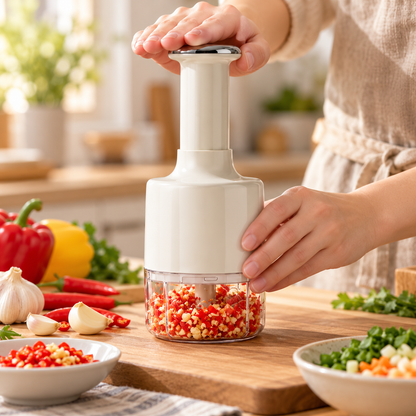 🧄 Kitchen Essential | Multifunctional Garlic Chopper | Easy Food Prep