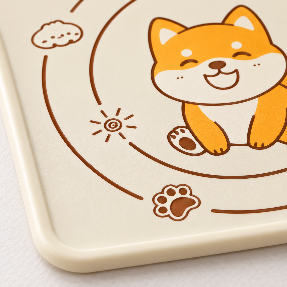 🐕 Kitchen Essential | Silicone Baking Mat | Cute Shiba Inu Design