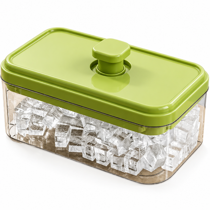 🧊 Kitchen Essential | Ice Cube Maker | Everyday Drinks | Home Bar Gift | Fresh Green Design
