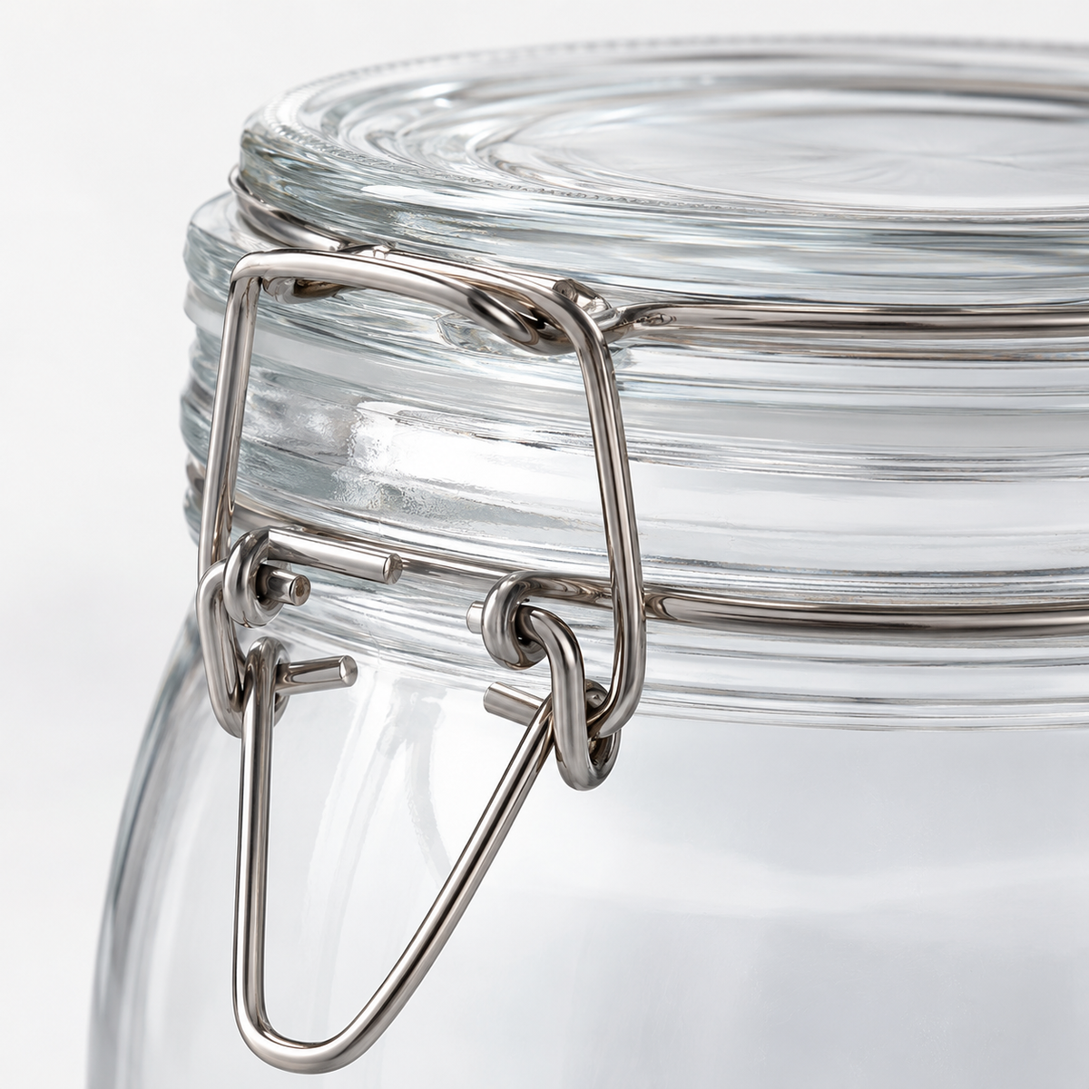 🫙 Kitchen Essential | Airtight Glass Storage Jar | Clear Design