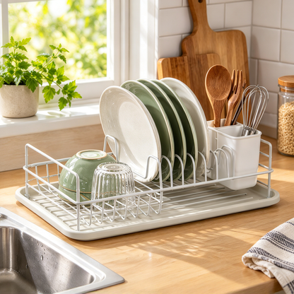 🍽️ Kitchen Essential | Dish Drying Rack | Minimalist Design